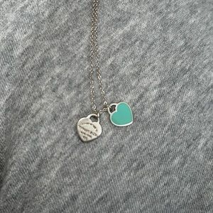 Tiffany Blue® Double Heart Tag Pendant